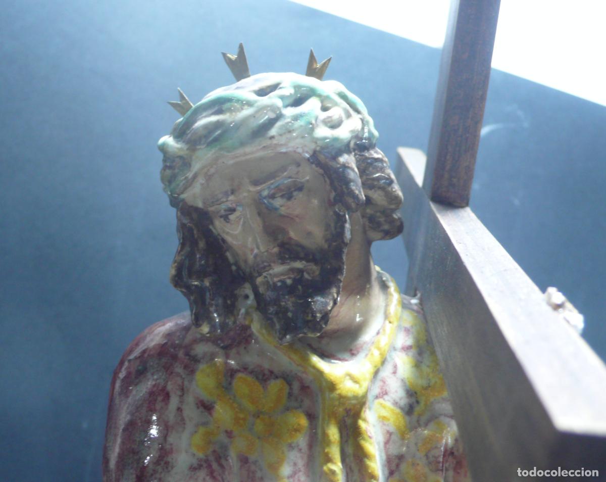 Arte: ESCULTURA EN CERAMICA DE CRISTO - Foto 4