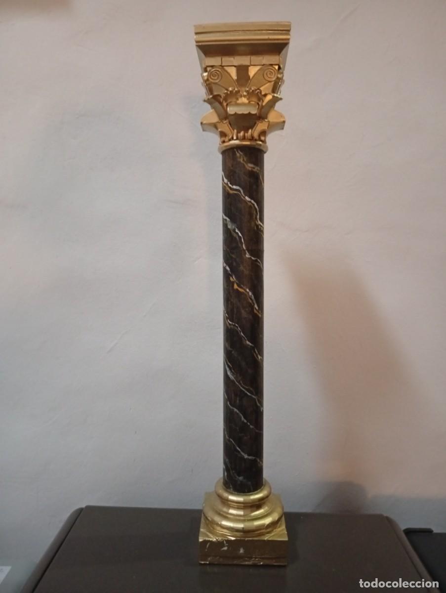 Arte: Peque&ntilde;a columna corintia - Foto 1