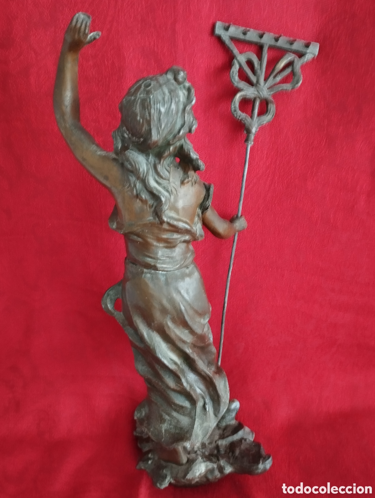 Arte: Antigua Figura Calamina. - Foto 6