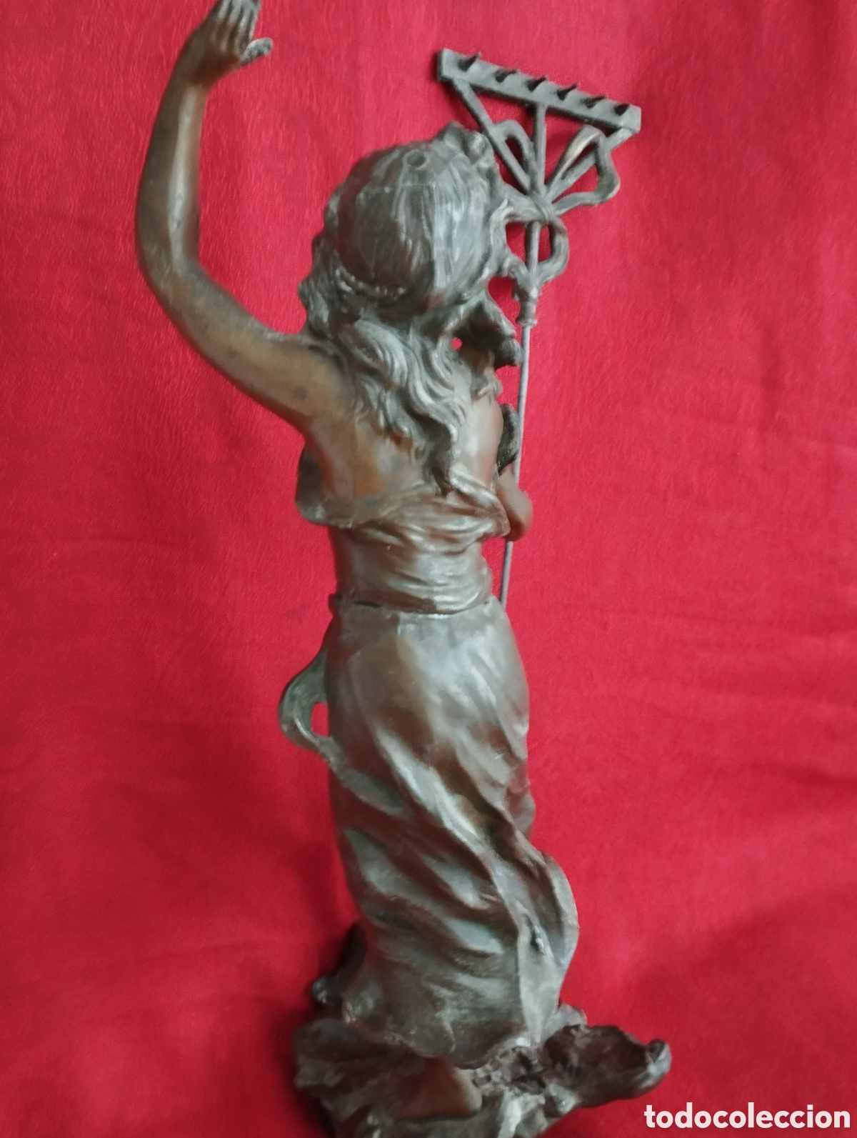 Arte: Antigua Figura Calamina. - Foto 7