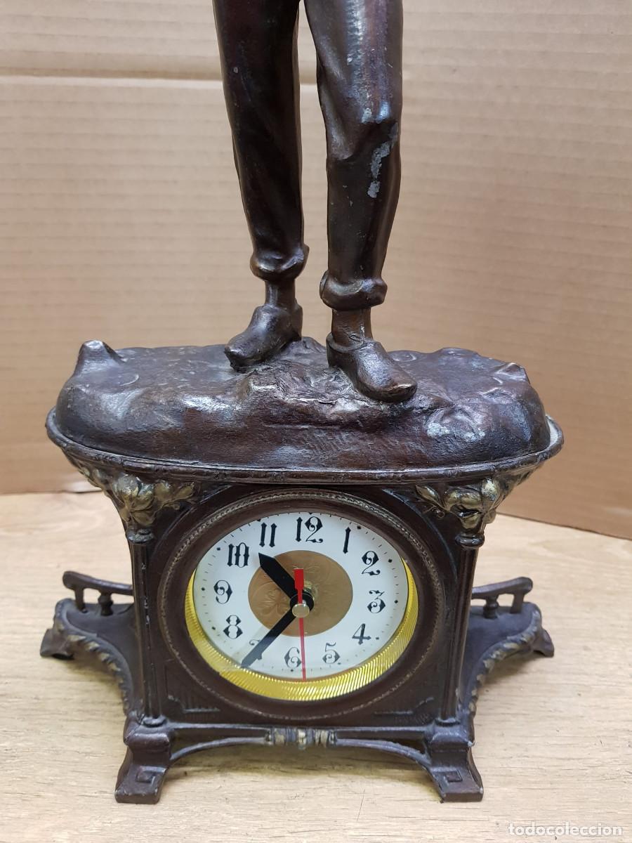 Arte: ESTATUA DE UN MINERO-CON RELOJ - Foto 4