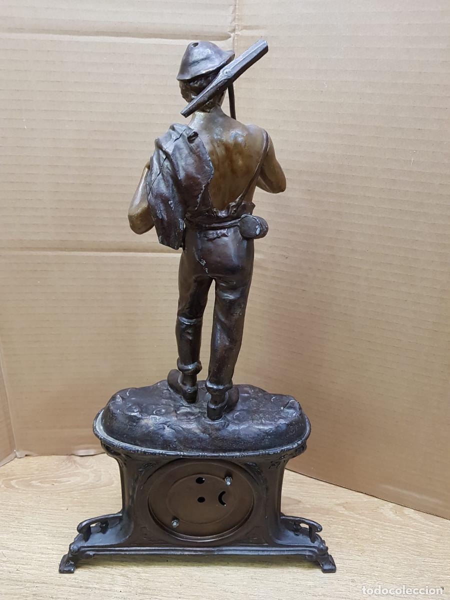 Arte: ESTATUA DE UN MINERO-CON RELOJ - Foto 6
