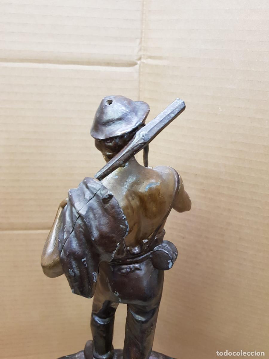 Arte: ESTATUA DE UN MINERO-CON RELOJ - Foto 7