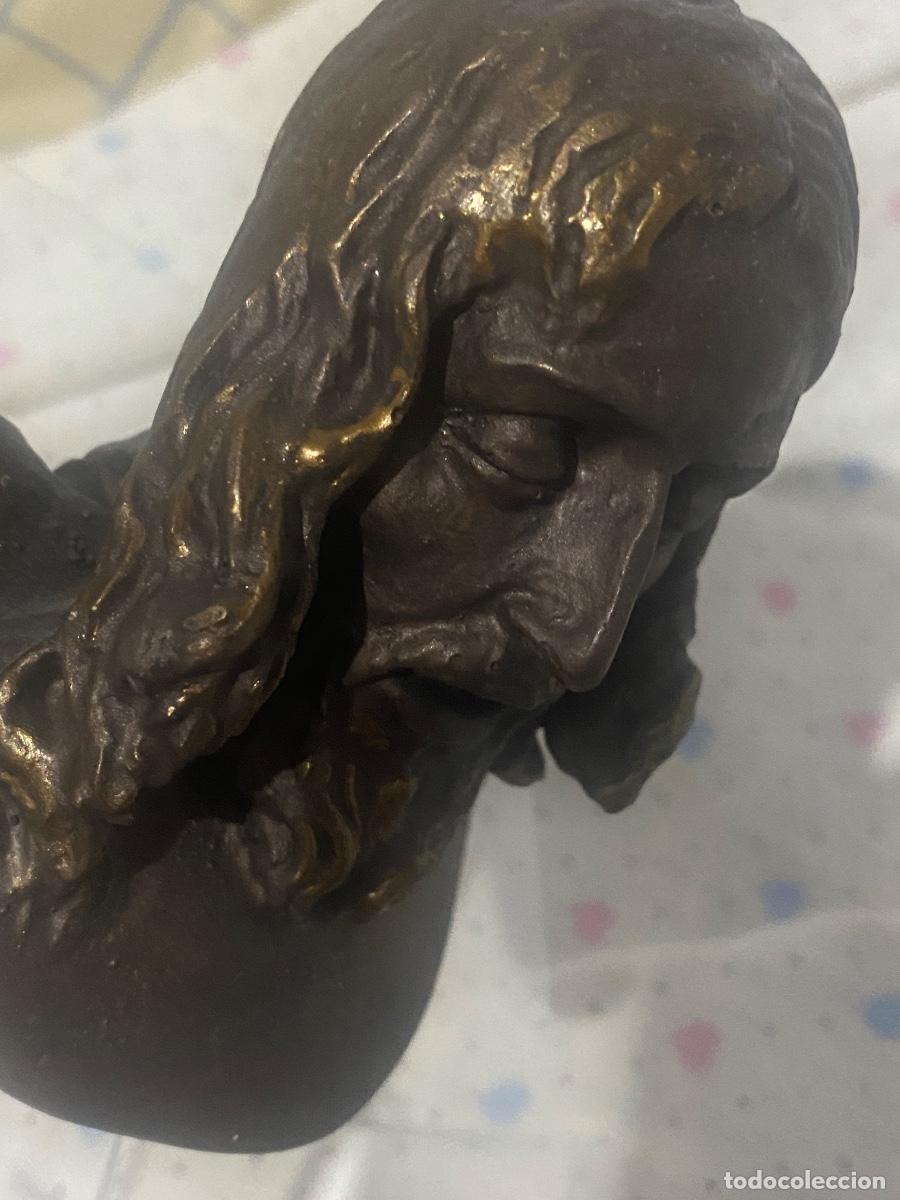 Arte: Cabeza cristo de mena - Foto 1