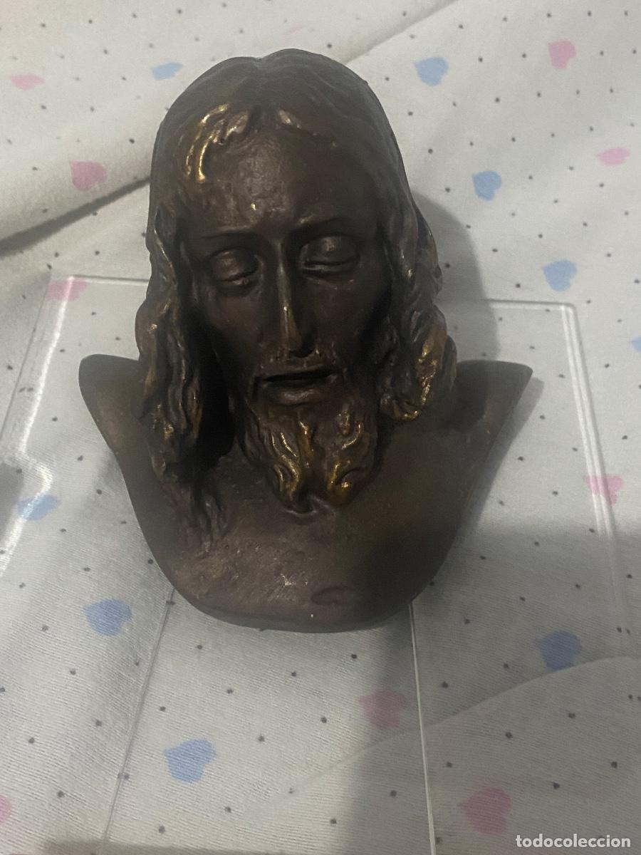 Arte: Cabeza cristo de mena - Foto 2
