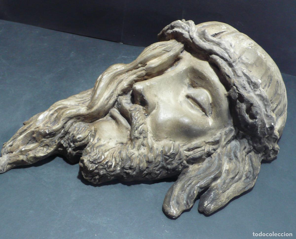 Arte: CABEZA DE CRISTO EN ESCAYOLA - Foto 2