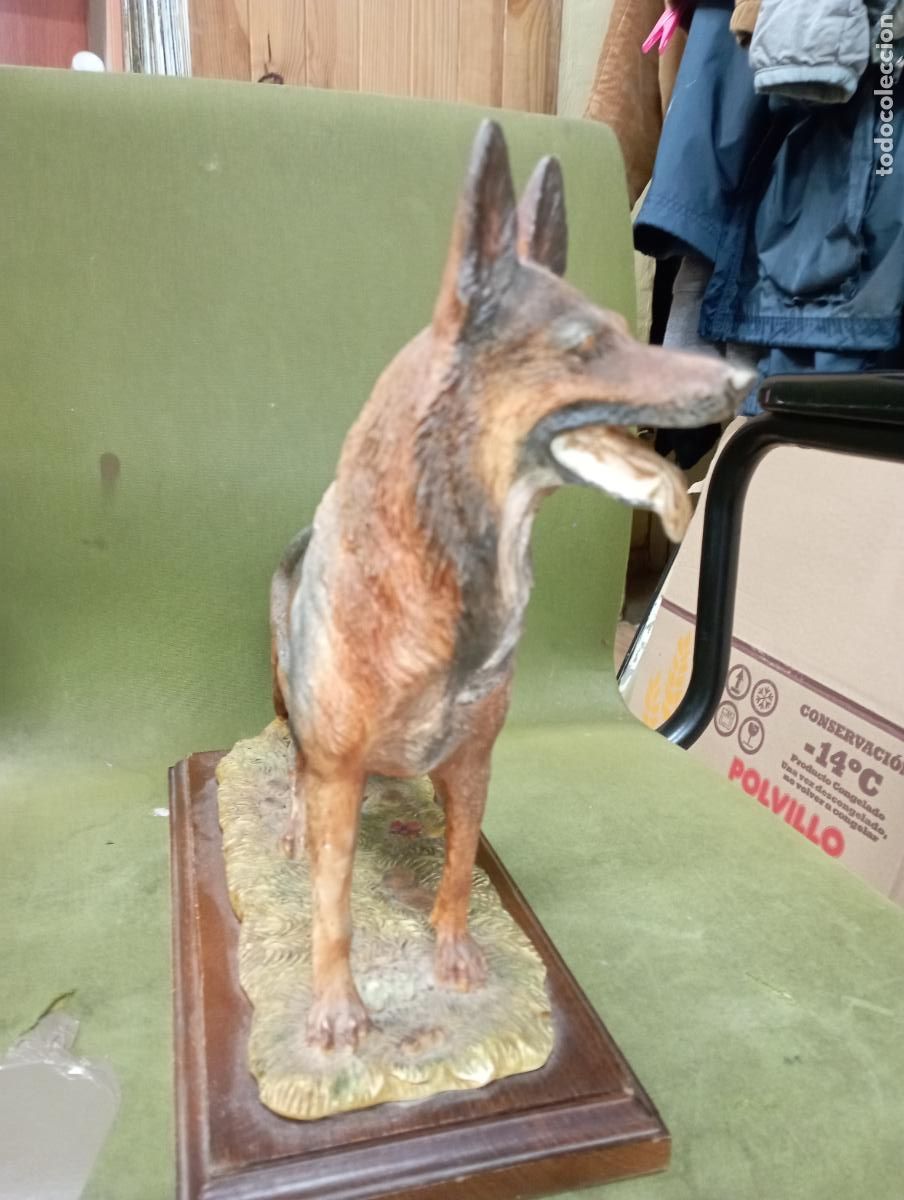 Arte: PERRO PASTOR ALEMAN -RESINA - Foto 5