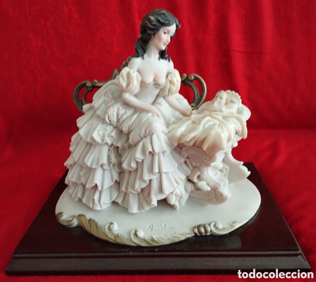Arte: Antigua Figura Capodimonte. - Foto 4