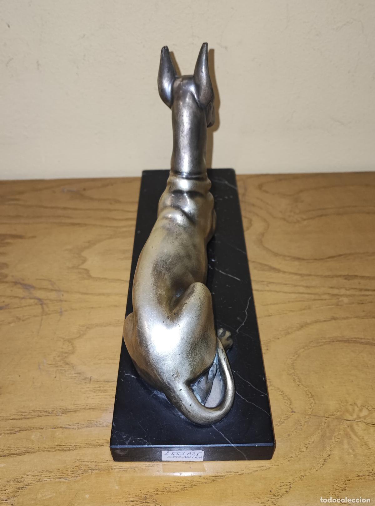 Arte: EXCELENTE ESCULTURA DE PERRO GRAN DANES - Foto 5