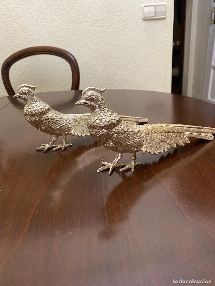 Arte: Escultura de pavos reales - Foto 1