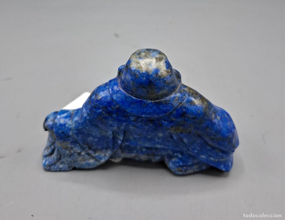 Arte: + ANTIGUO BUDA EN LAPISLAZULI - AMULETO DE PROTECCION PARA EL HOGAR - Foto 3
