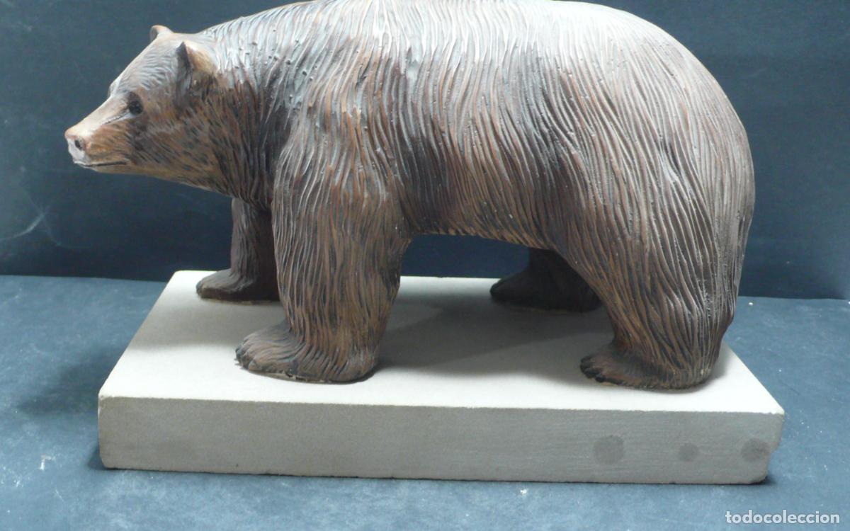 Arte: escultura de oso en yeso - Foto 3