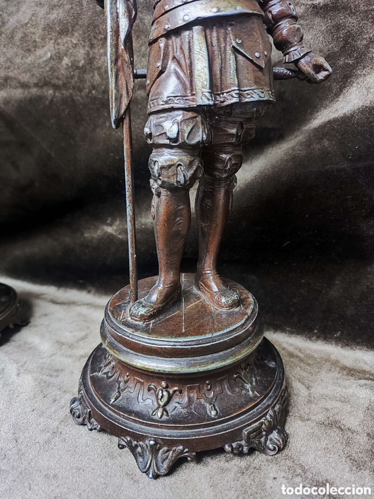 Arte: PAREJA DE FIGURAS HIST&Oacute;RICAS SIGLO XIX - Foto 3