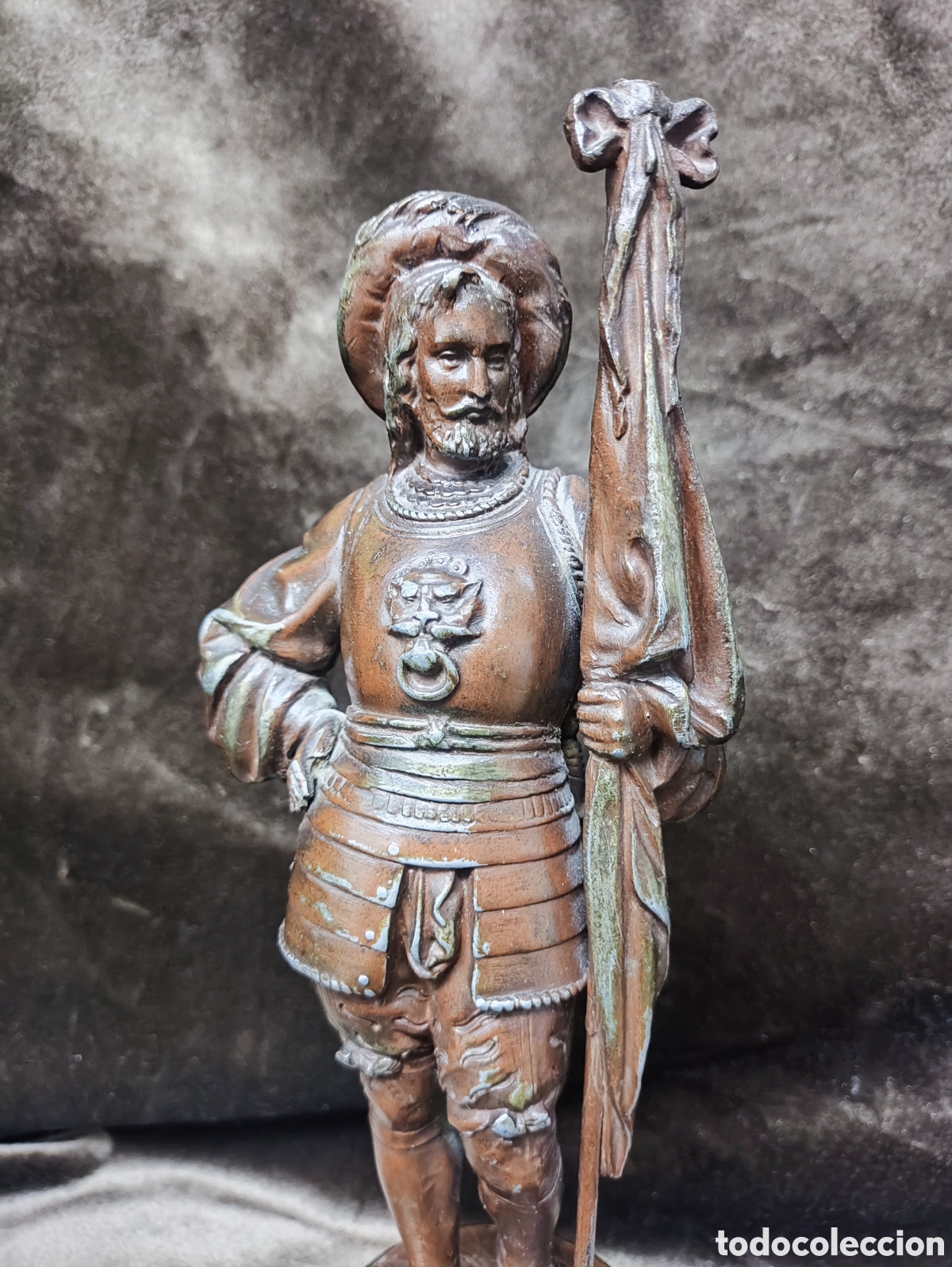 Arte: PAREJA DE FIGURAS HIST&Oacute;RICAS SIGLO XIX - Foto 4