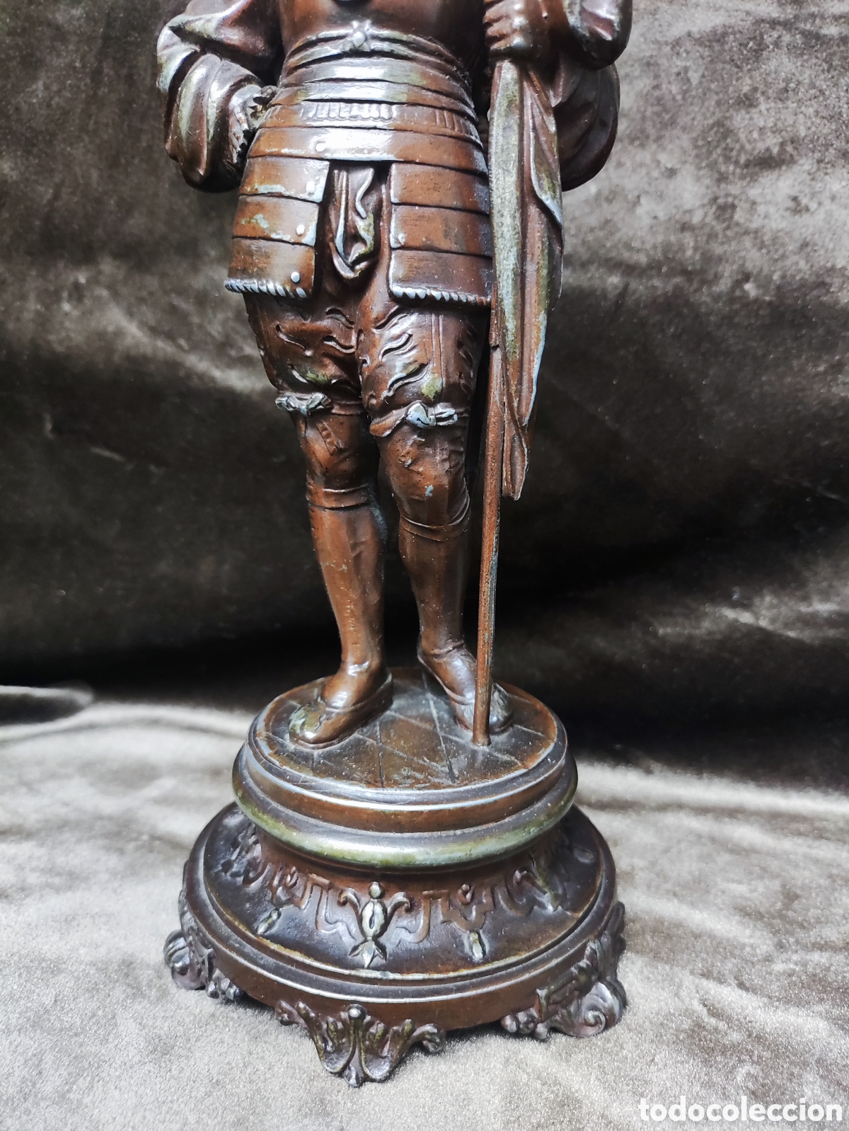 Arte: PAREJA DE FIGURAS HIST&Oacute;RICAS SIGLO XIX - Foto 5