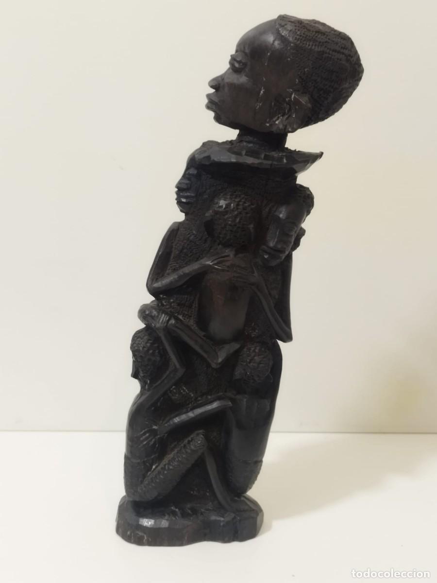 Arte: Escultura de &eacute;bano Africana - Foto 2