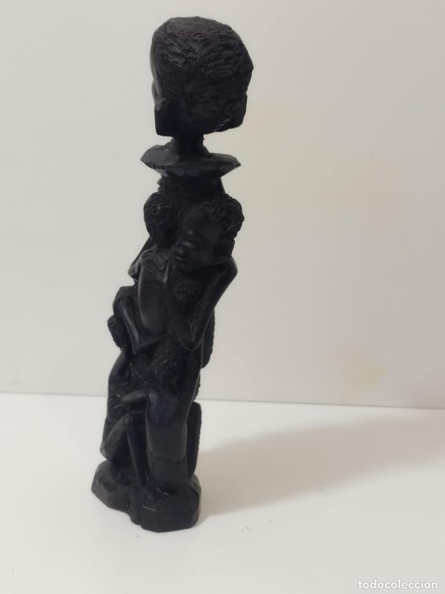 Arte: Escultura de &eacute;bano Africana - Foto 3