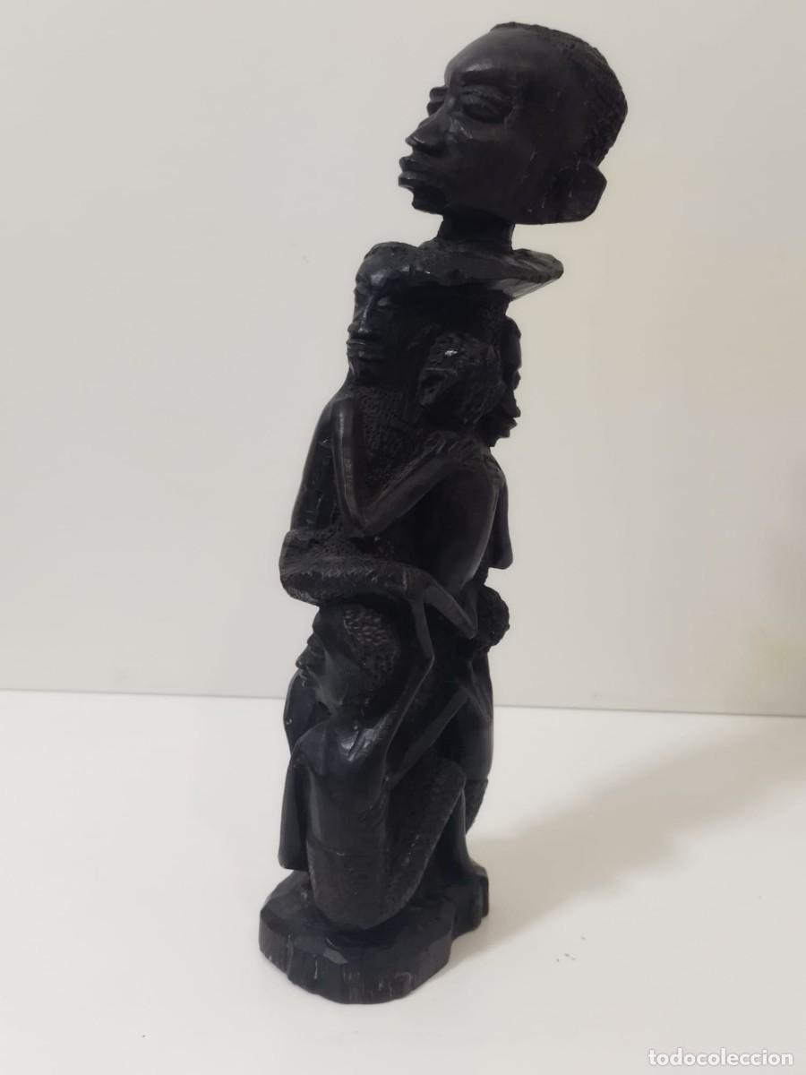 Arte: Escultura de &eacute;bano Africana - Foto 4