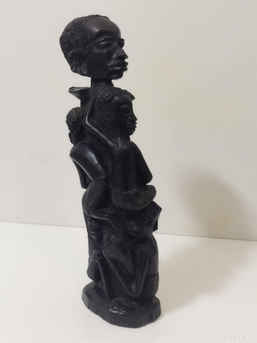 Arte: Escultura de &eacute;bano Africana - Foto 5