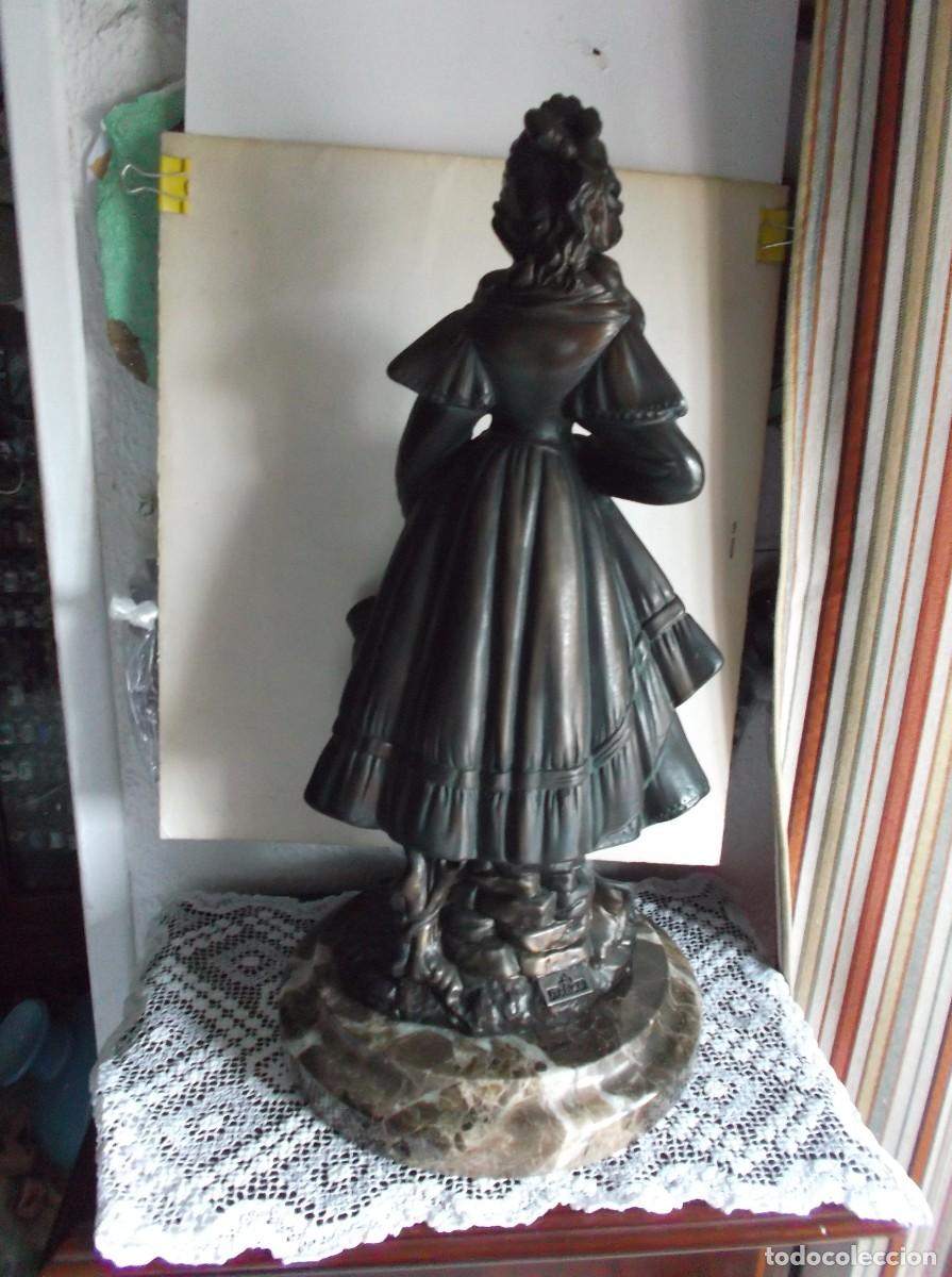 Arte: GITANA CON UN JATILLO DE ROPA - MATERIAL &iquest;?) - ANTIGUA. - Foto 2