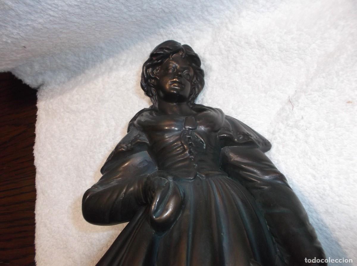 Arte: GITANA CON UN JATILLO DE ROPA - MATERIAL &iquest;?) - ANTIGUA. - Foto 3