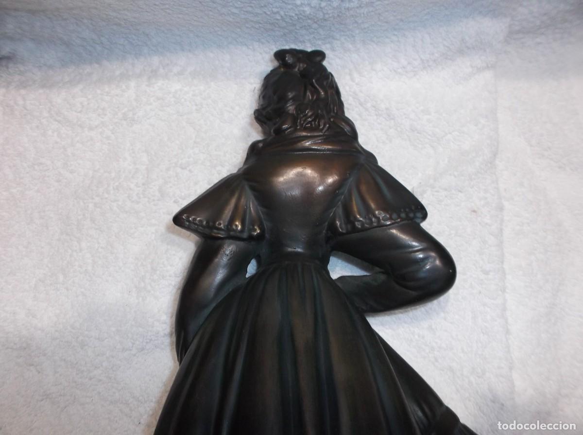 Arte: GITANA CON UN JATILLO DE ROPA - MATERIAL &iquest;?) - ANTIGUA. - Foto 4