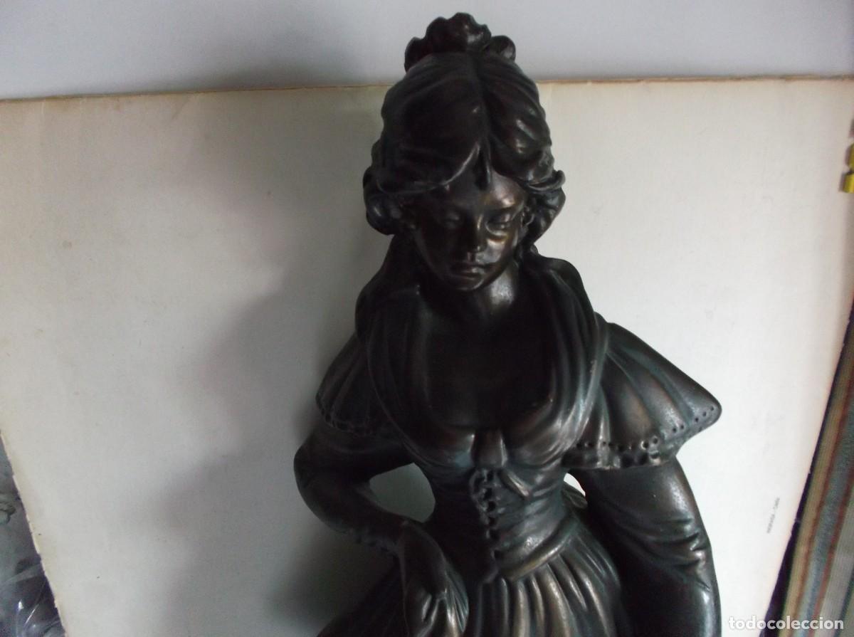 Arte: GITANA CON UN JATILLO DE ROPA - MATERIAL &iquest;?) - ANTIGUA. - Foto 5