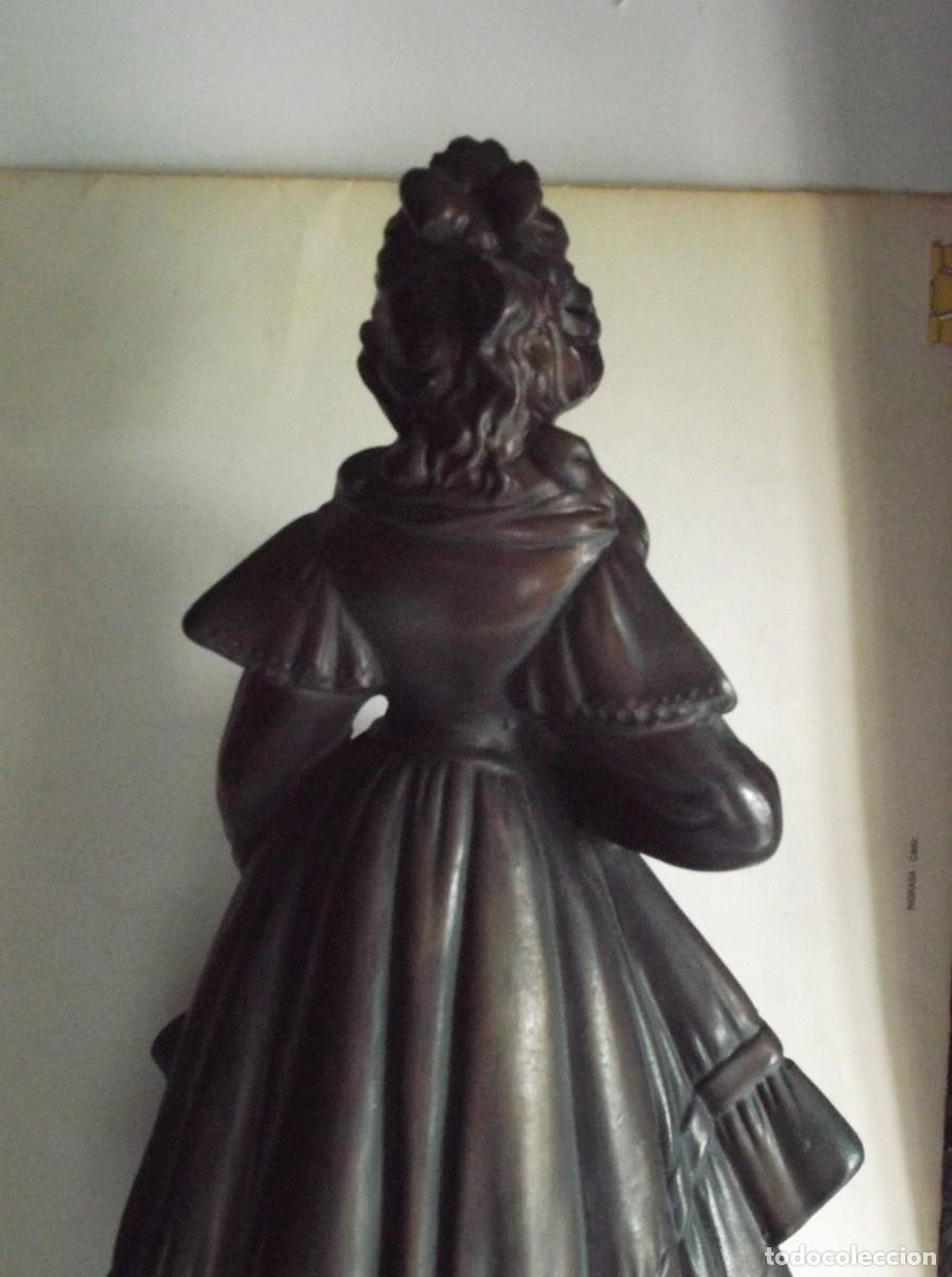 Arte: GITANA CON UN JATILLO DE ROPA - MATERIAL &iquest;?) - ANTIGUA. - Foto 7