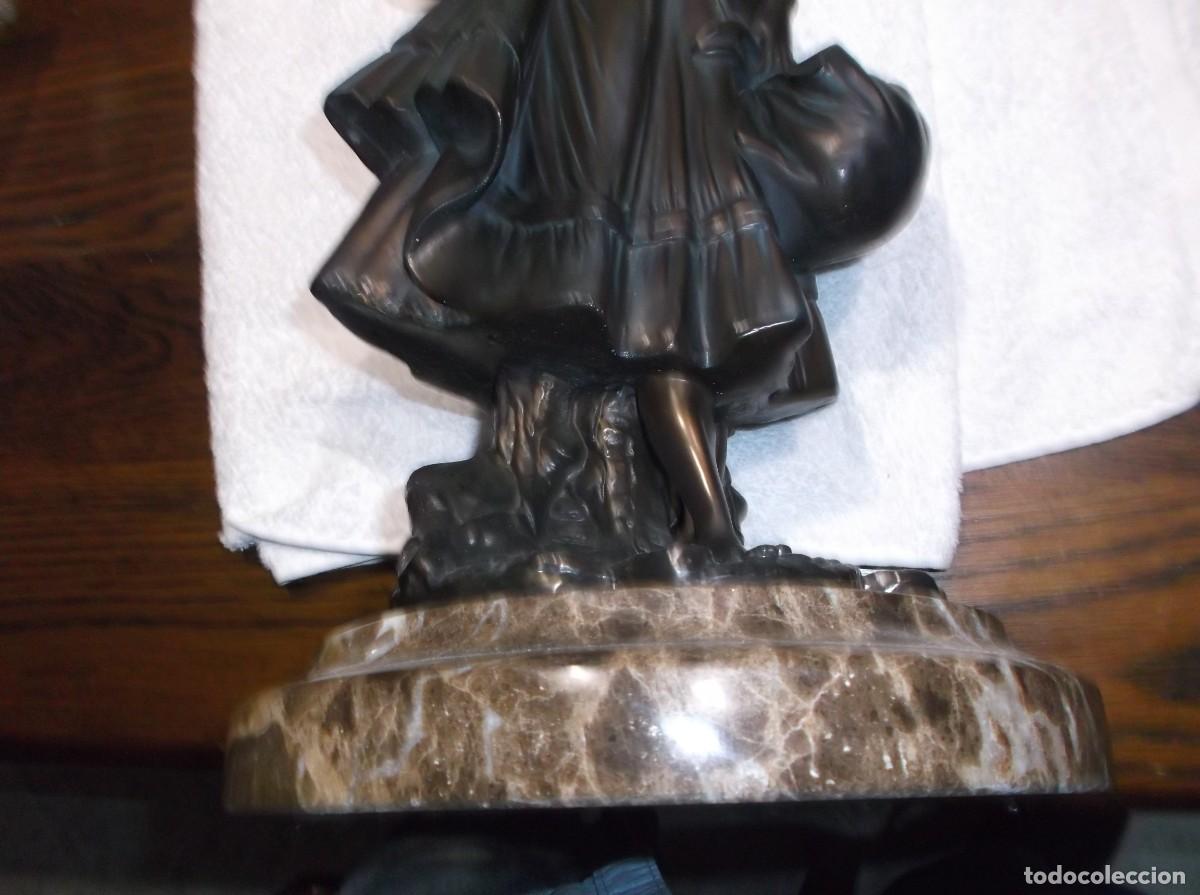 Arte: GITANA CON UN JATILLO DE ROPA - MATERIAL &iquest;?) - ANTIGUA. - Foto 8