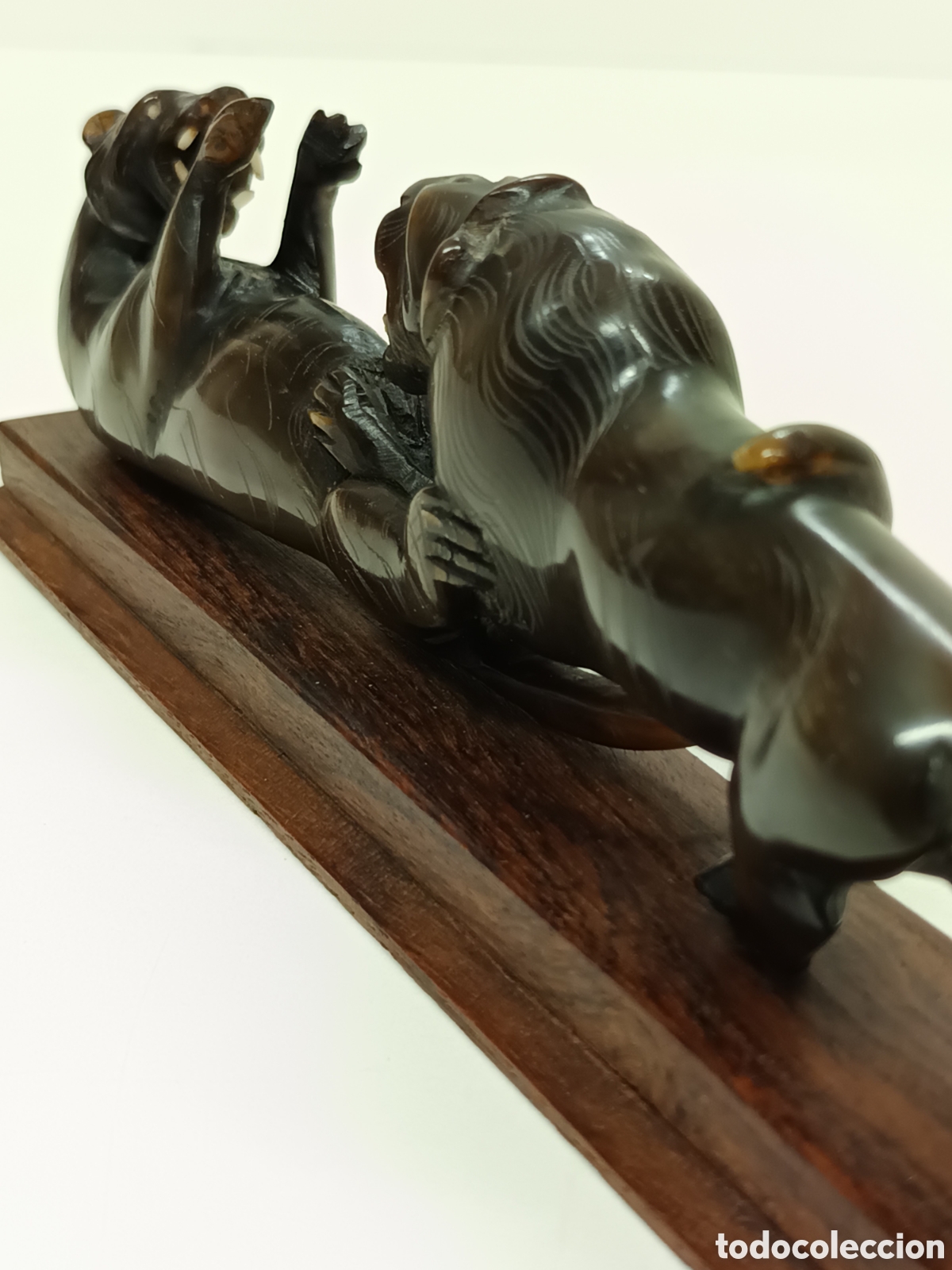 Arte: Talla en cuerno de bufalo de agua - Foto 5
