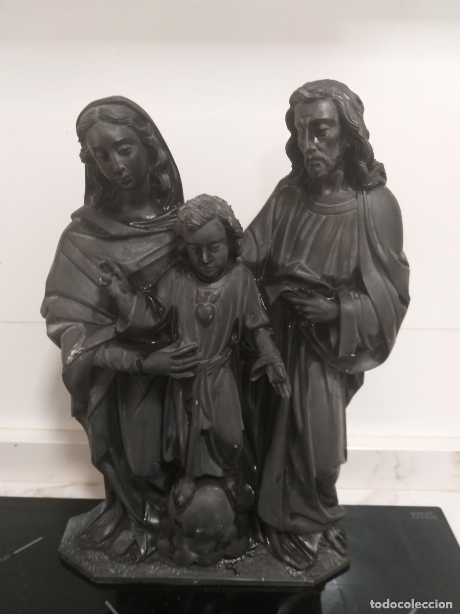 Arte: escultura de la sagrada familia - Foto 1