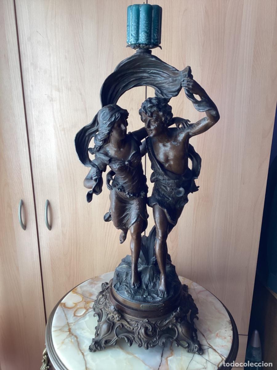 Arte: Estatua antigua &ldquo;L&rsquo;Orage&rdquo; (La Tormenta) - Foto 1