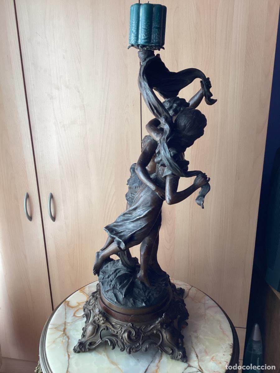 Arte: Estatua antigua &ldquo;L&rsquo;Orage&rdquo; (La Tormenta) - Foto 4