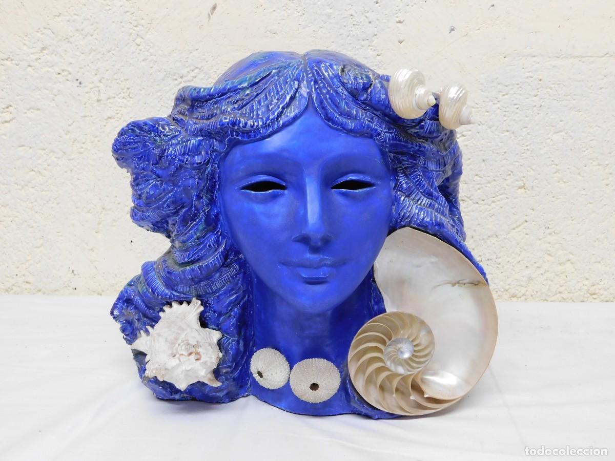 Arte: ESCULTURA CABEZA DE MUJER - Foto 1