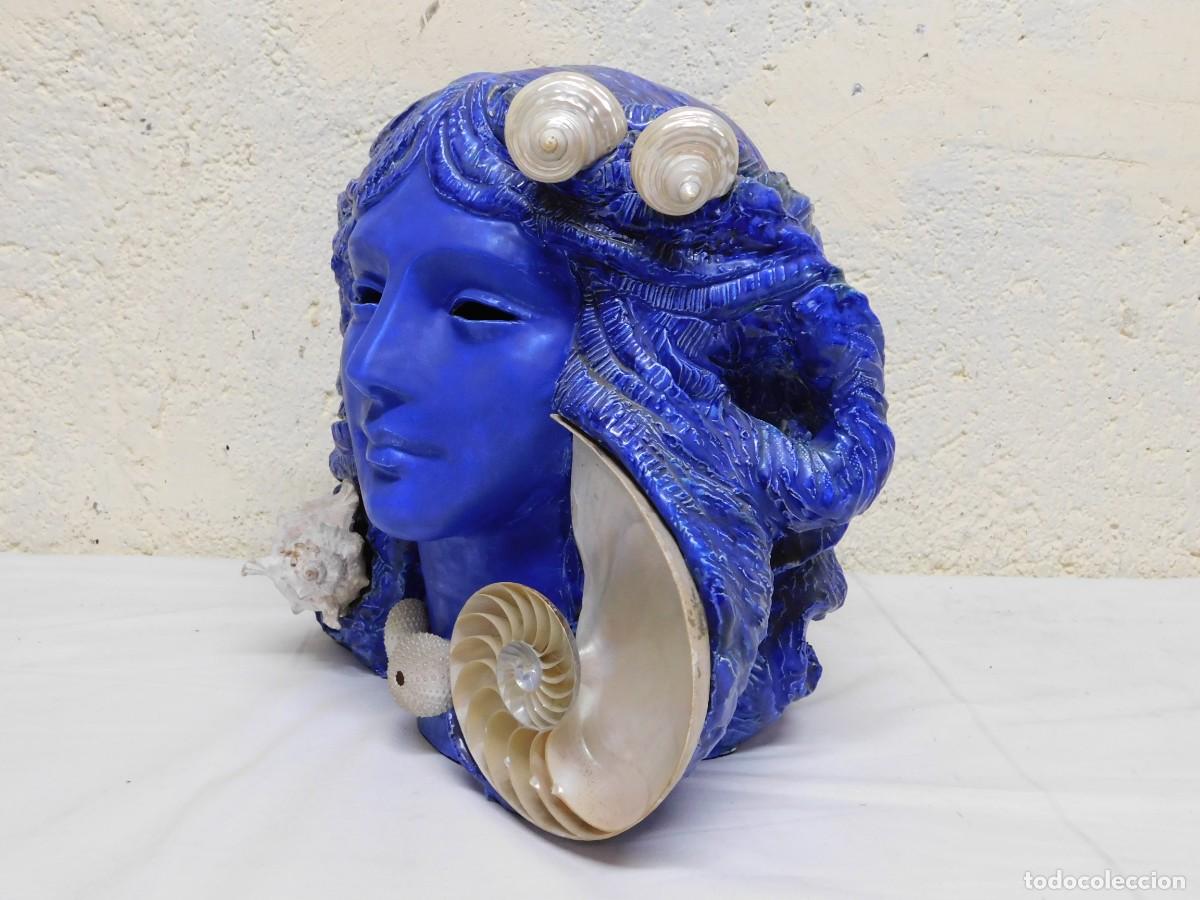 Arte: ESCULTURA CABEZA DE MUJER - Foto 3