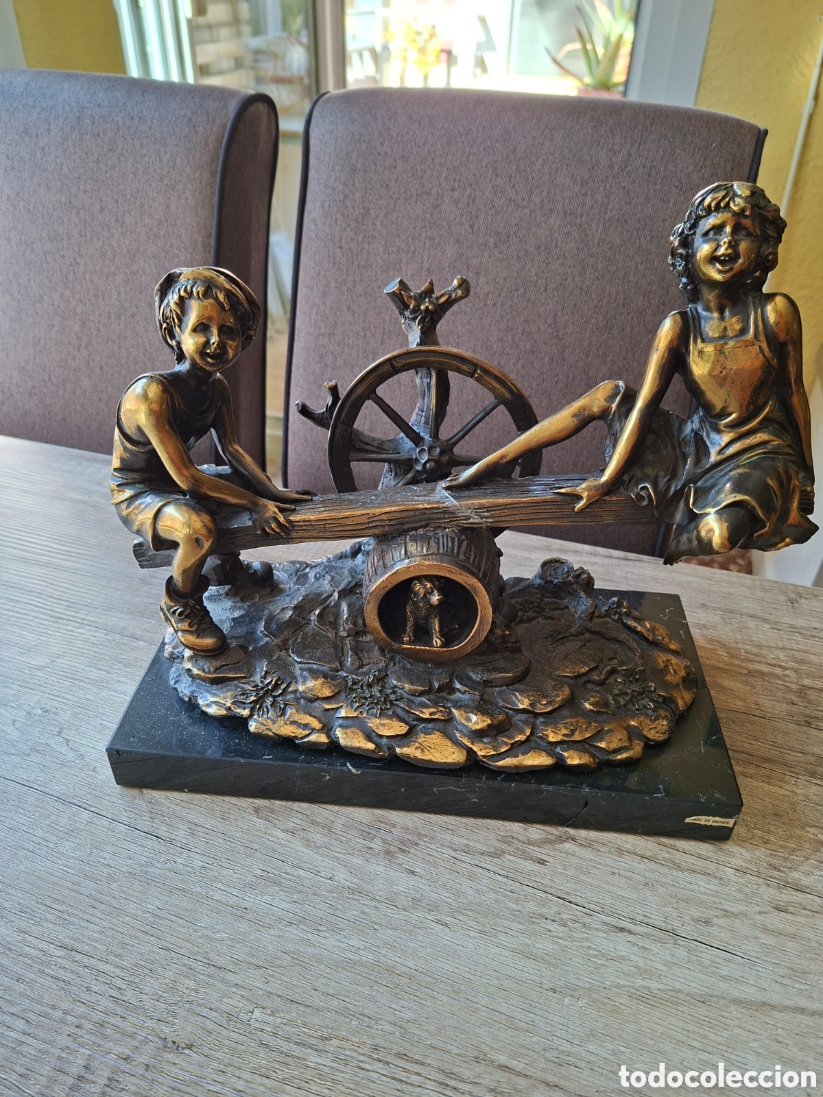 Arte: Figura &rdquo;Los ni&ntilde;os del columpio&rdquo; - Foto 1