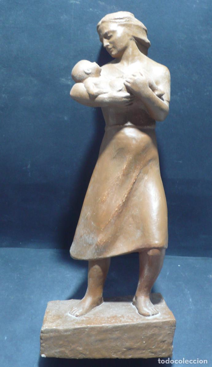 Arte: ESCULTURA DE MUJER YESO - Foto 1