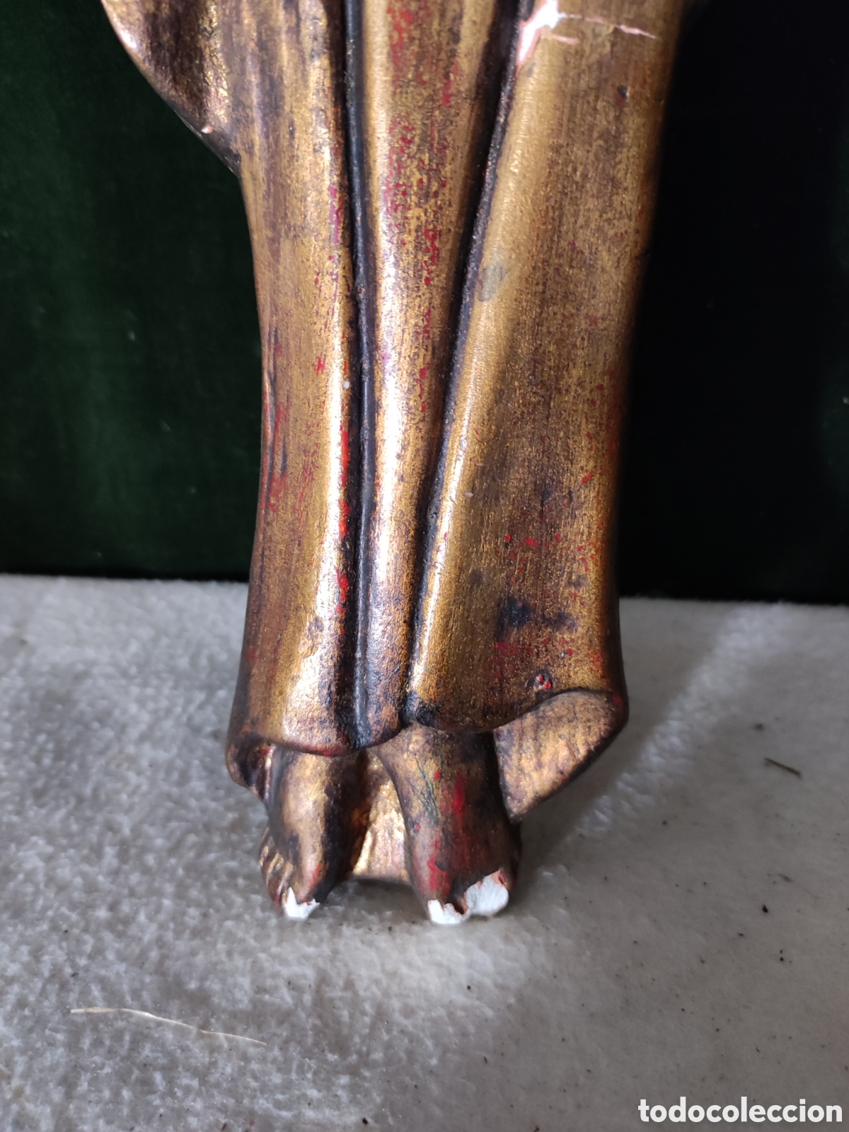 Arte: Virgen de estuco policromada para restaurar - Foto 2
