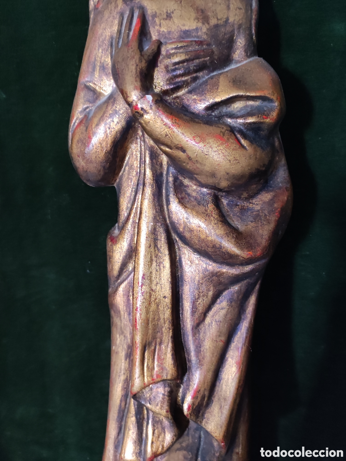 Arte: Virgen de estuco policromada para restaurar - Foto 4