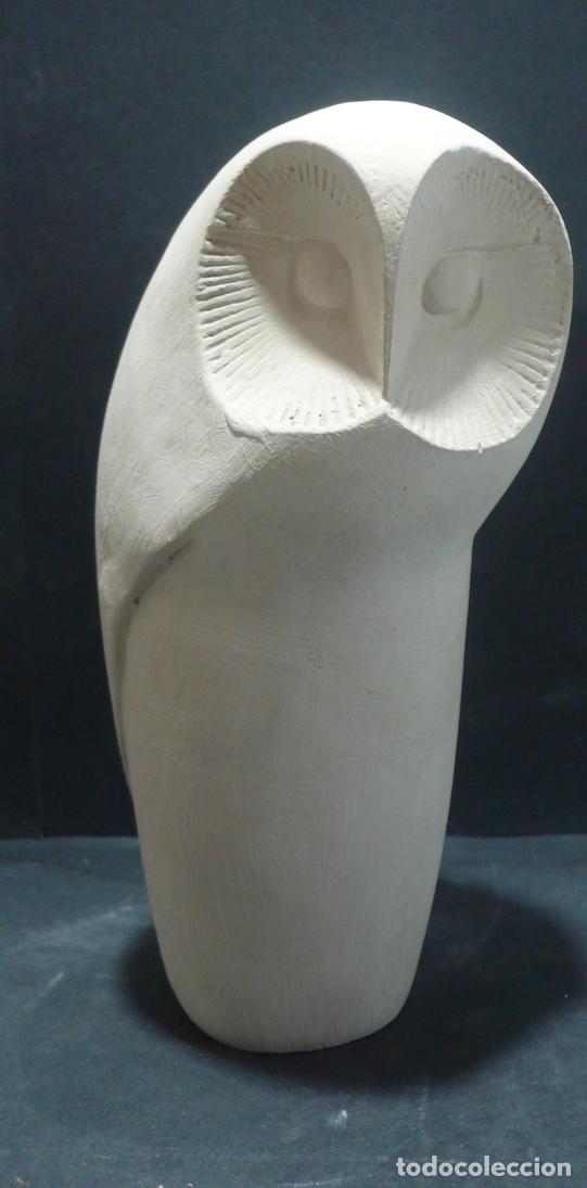 Arte: ESCULTURA DE BUHO EN YESO - Foto 1