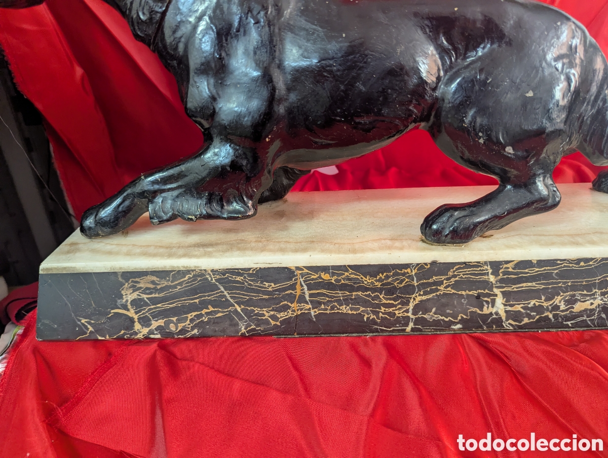 Arte: ESCULTURA DE PERRO NOUCENTISTA - Foto 3