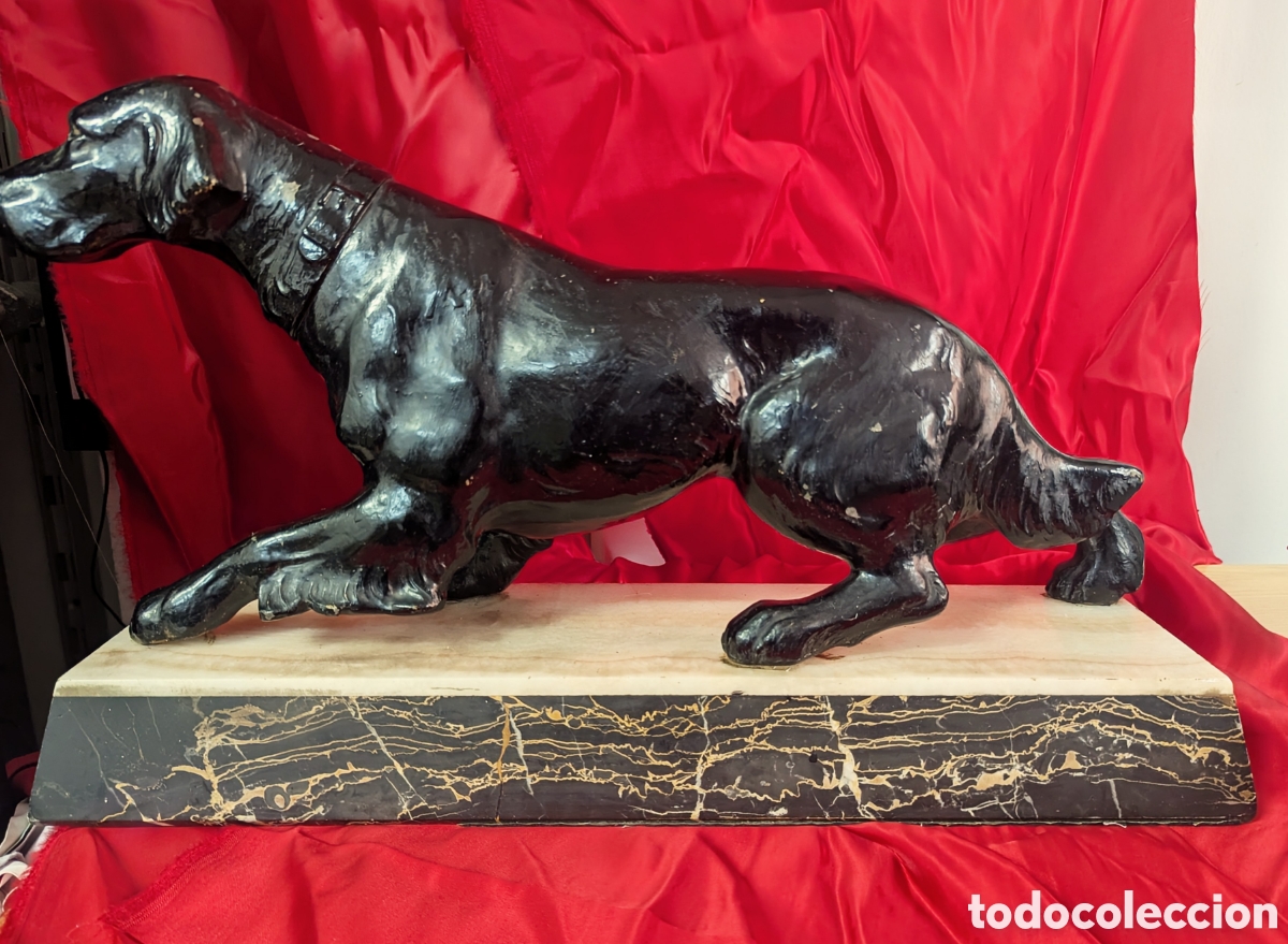 Arte: ESCULTURA DE PERRO NOUCENTISTA - Foto 5