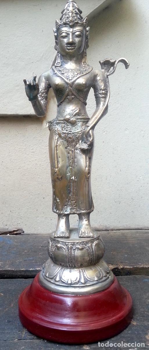 Arte: Escultura india plateada - Foto 1