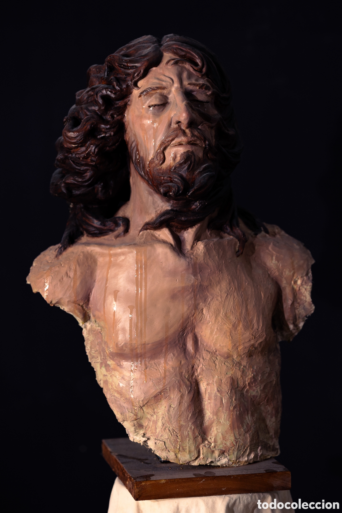 Arte: Busto de Cristo Bajo la Lluvia - Foto 2