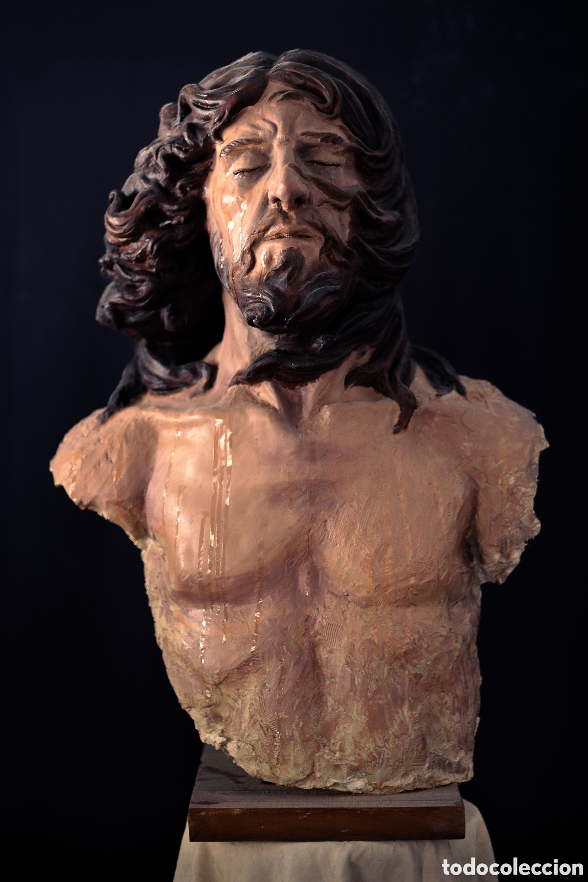 Arte: Busto de Cristo Bajo la Lluvia - Foto 1