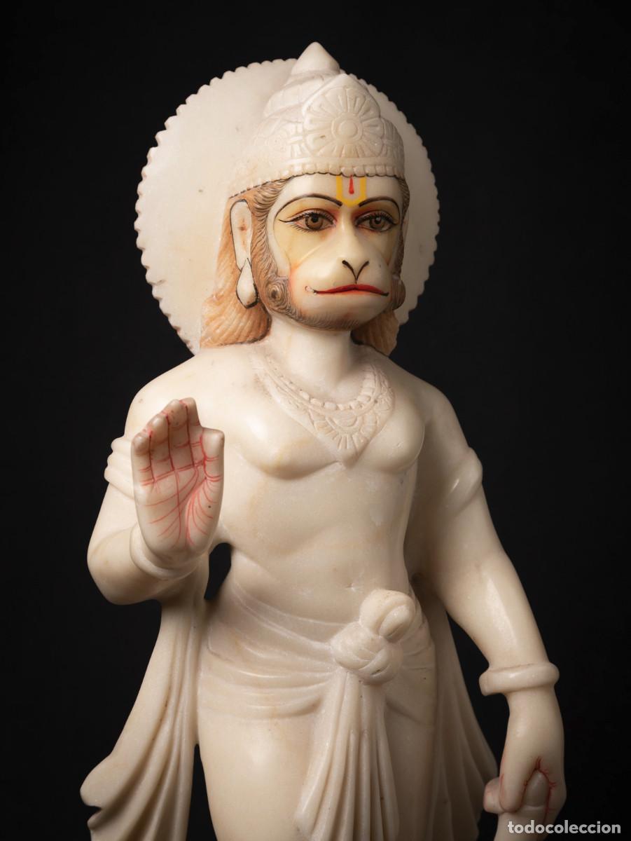 Arte: old indian marble Hanuman statue - Foto 3