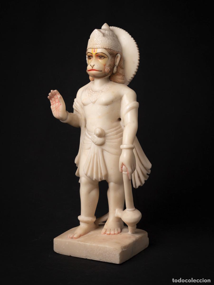 Arte: old indian marble Hanuman statue - Foto 6