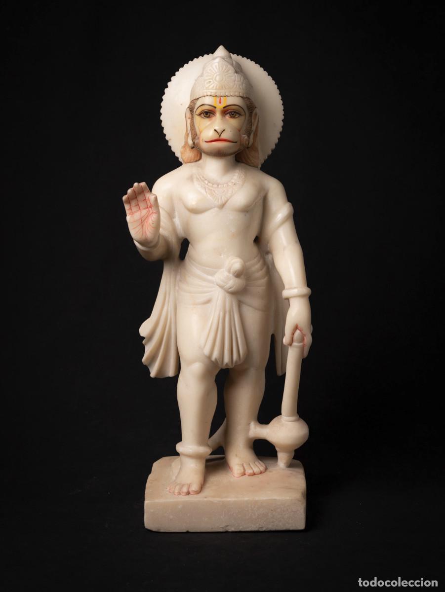 Arte: old indian marble Hanuman statue - Foto 7