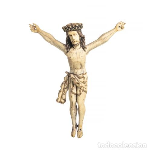 Arte: JESUCRISTO CRUCIFICADO EN MARFIL - Foto 1