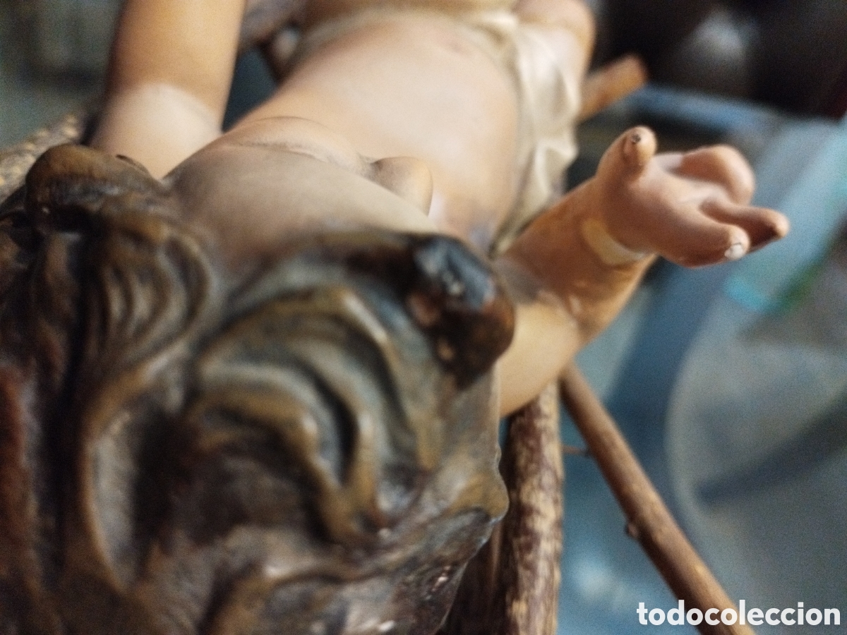 Arte: *NI&Ntilde;O JESUS CON CUNA.(Rf:Ce/57/.) - Foto 5